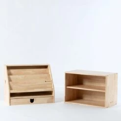 My Duckling Solid Wood 2in1 Display Bookcase (Bear) 15 My Duckling Solid Wood 2in1 Display Bookcase (Bear) -Children Toy Store 084A5520