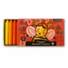 Filana Organic Beeswax Crayons, 12 Classic Sticks With Brown/black