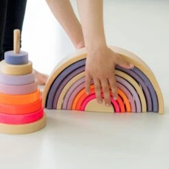 Grimm's Rainbow Neon Pink 10 Piece + Neon Friends Pink -Children Toy Store 15040 Grimms Neon rainbow pink 1920x1920 9 a422c273 13f5 4e51 8608 3345b27a0a08