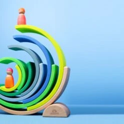 Grimm's Rainbow Neon Green 10 Piece -Children Toy Store 15050 Grimms Neon rainbow green 1920x1920 6