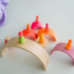 Grimm's Rainbow Neon Pink 10 Piece + Neon Friends Pink -Children Toy Store 15060 Grimms Neonfriends pink 1920x1920 4 a90d5245 3064 40be a093 5aaf04ccc30e