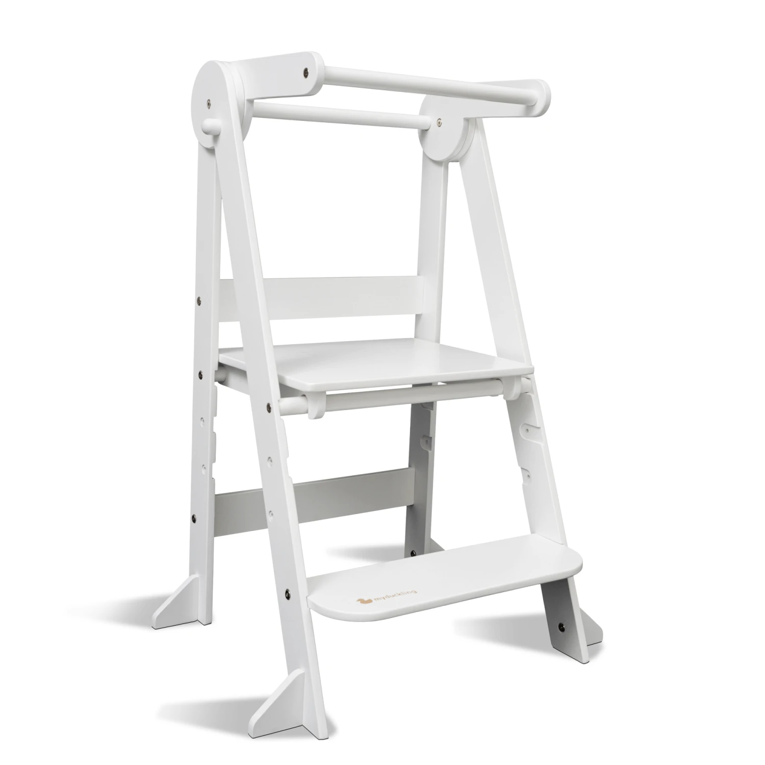 My Duckling Deluxe Folding Adjustable Learning Tower - White 6 My Duckling Deluxe Folding Adjustable Learning Tower - White - Image 4