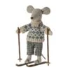 Maileg Winter Mouse Dad 1 Maileg Winter Mouse Dad -Children Toy Store 17 3307 00