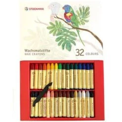 Stockmar Wax Crayons 32 Sticks In Presentation Gift Box