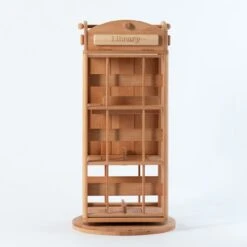 My Duckling Rotating Solid Wood Bookcase - London -Children Toy Store 178481670820208 .pic hd