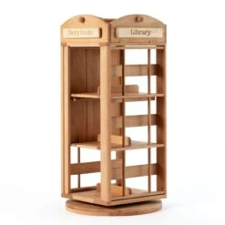 My Duckling Rotating Solid Wood Bookcase - London -Children Toy Store 178511670820256 .pic