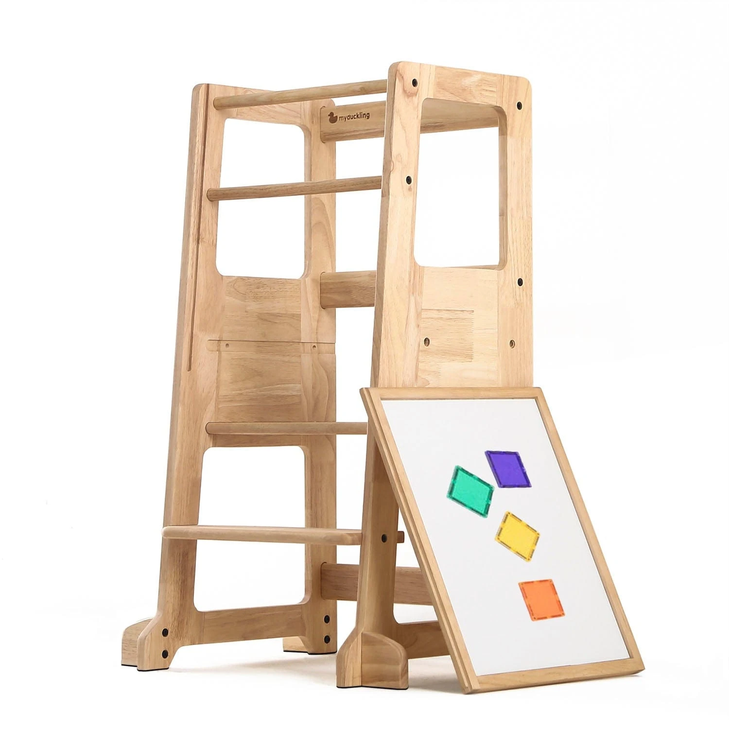 My Duckling Solid Wood Adjustable Learning Tower 2in1 - Deluxe 4 My Duckling Solid Wood Adjustable Learning Tower 2in1 - Deluxe - Image 2