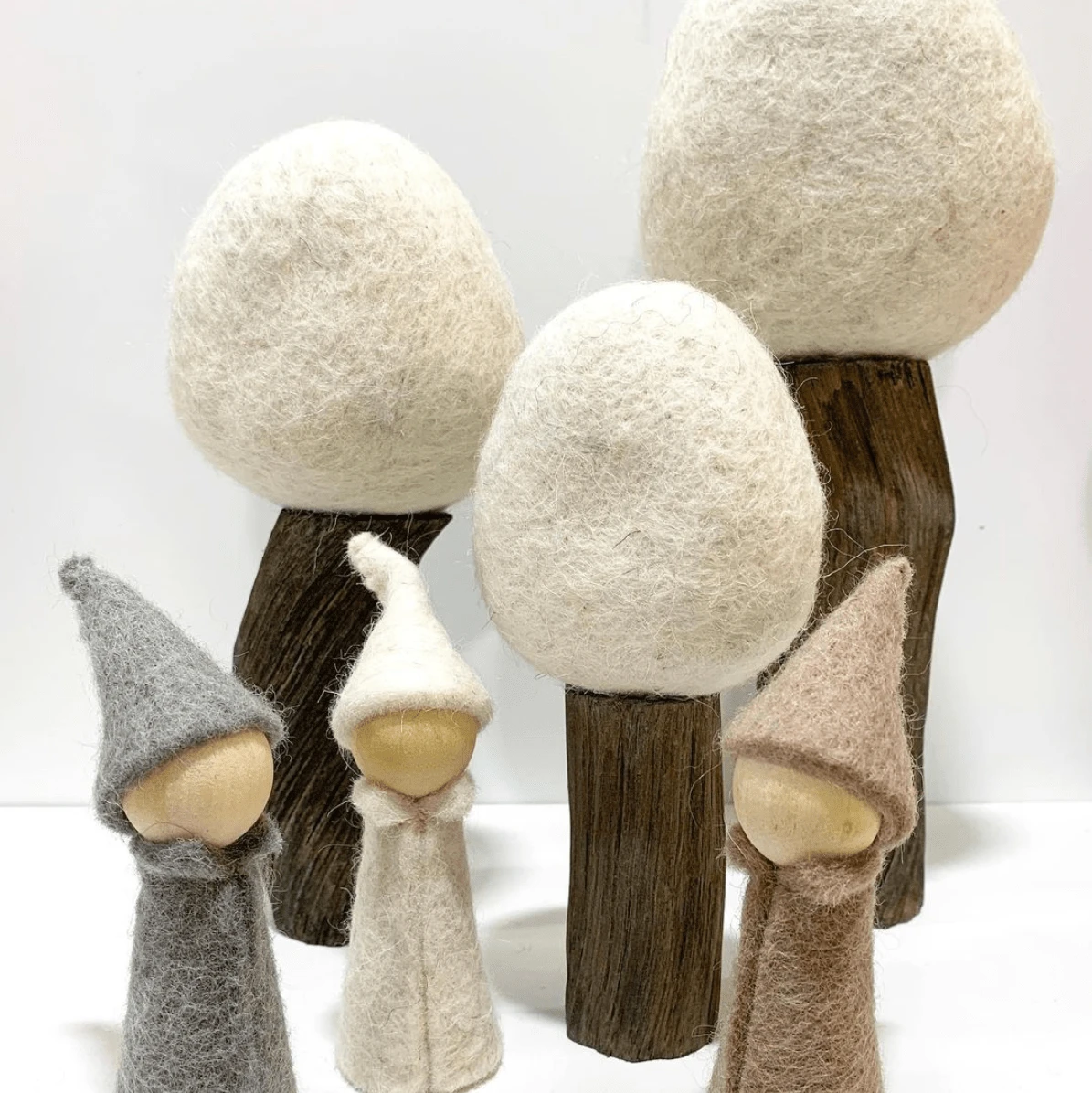 Papoose Toys - Earth Gnomes (7 Piece Set) 4 Papoose Toys - Earth Gnomes (7 Piece Set) - Image 2