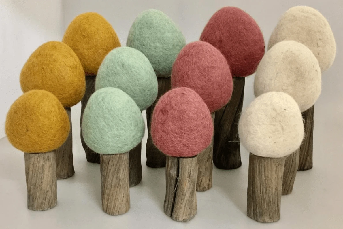 Papoose Toys Earth Four Season Trees Set Of 12 4 Papoose Toys Earth Four Season Trees Set Of 12 - Image 2