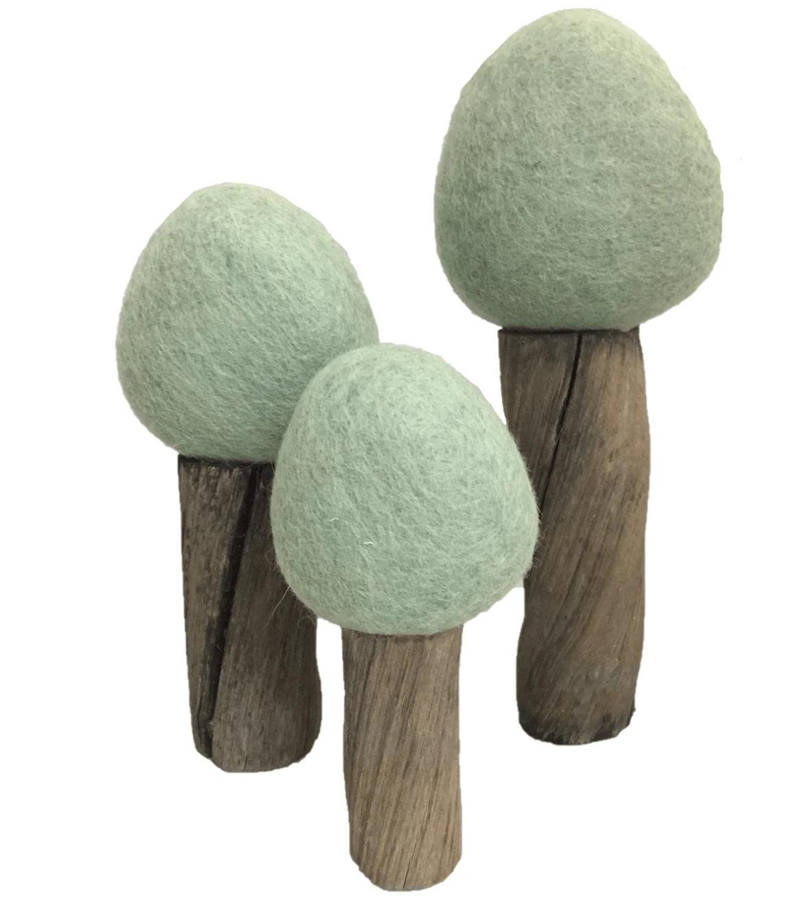 Papoose Toys - Earth Summer Trees (3 Piece Set) 3 Papoose Toys - Earth Summer Trees (3 Piece Set)