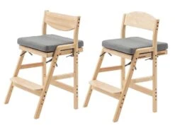 My Duckling Solid Wood Adjustable Study Chair -Children Toy Store 20211104180641