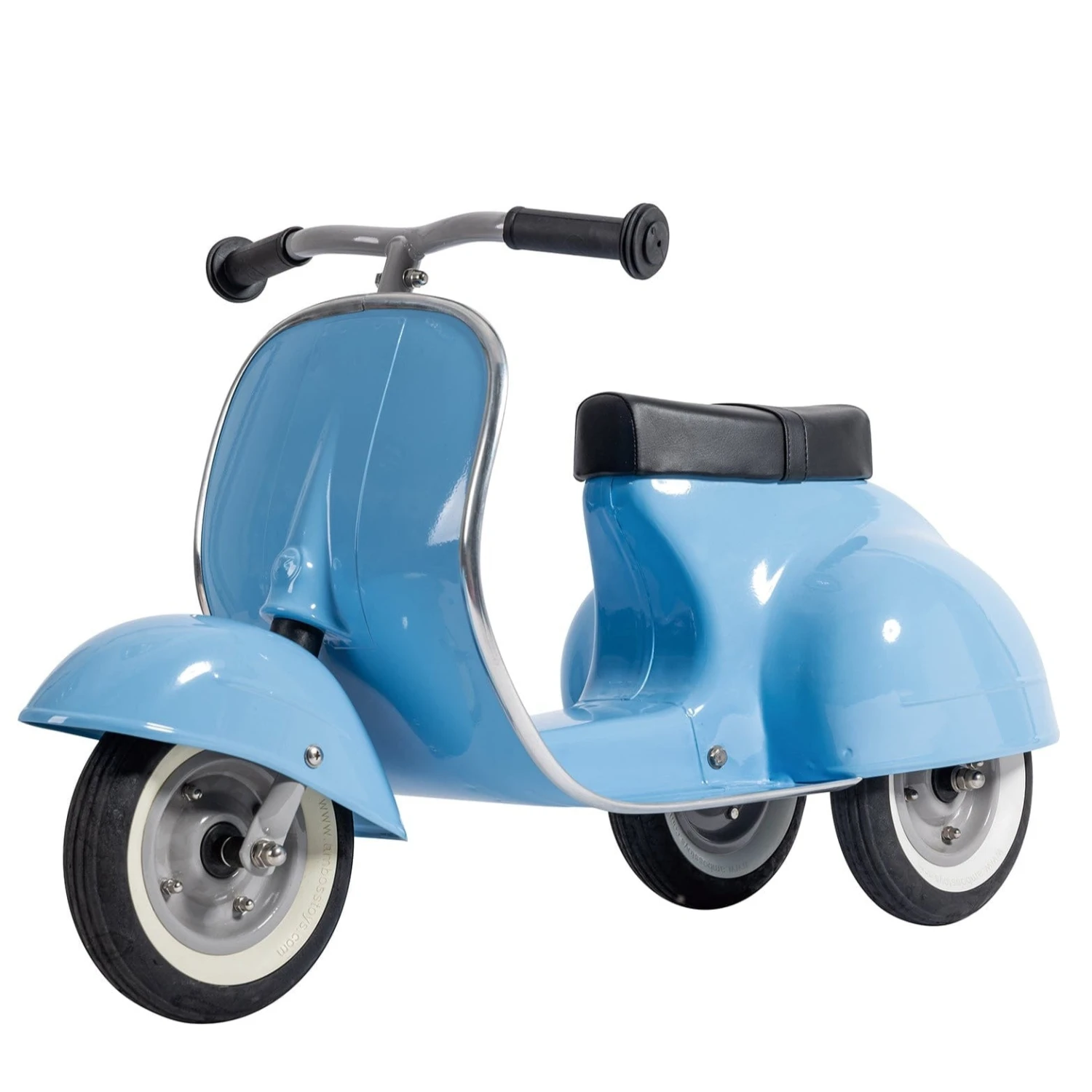 Ambosstoys Primo Classic Sky Blue Ride-On (Leather Seat) 4 Ambosstoys Primo Classic Sky Blue Ride-On (Leather Seat) - Image 2