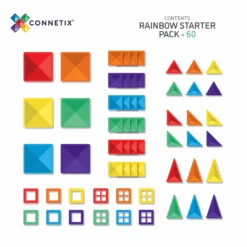 Connetix Tiles Rainbow Starter Pack 60 Piece 21 Connetix Tiles Rainbow Starter Pack 60 Piece -Children Toy Store 20230927134058
