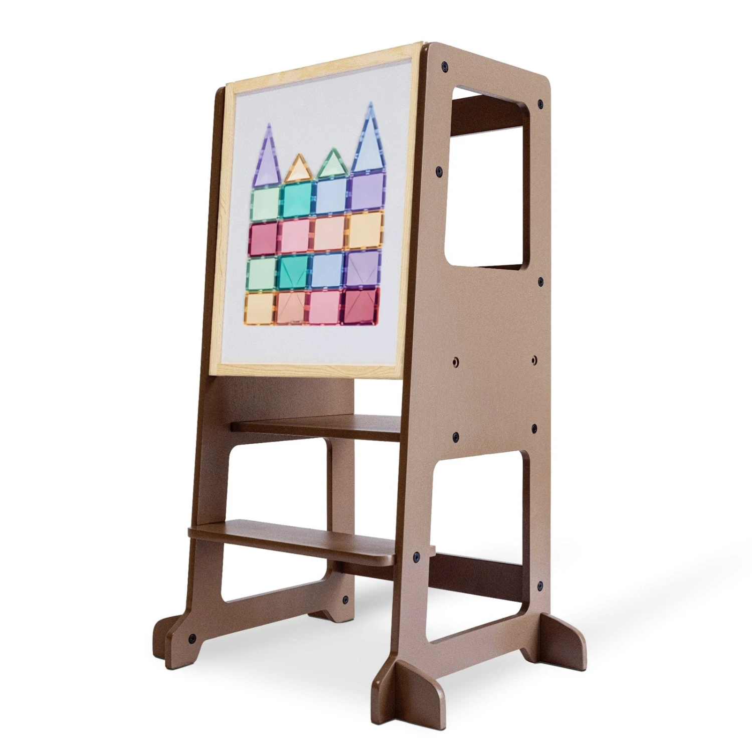 My Duckling Adjustable Learning Tower 2 In 1 –Walnut 4 My Duckling Adjustable Learning Tower 2 In 1 –Walnut - Image 2