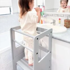 My Duckling Adjustable Learning Tower 2 In 1 –Grey -Children Toy Store 20240517115333