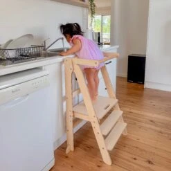 Toypark Folding Learning Tower - Natural 11 Toypark Folding Learning Tower - Natural -Children Toy Store 20250321112444