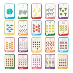 Freckled Frog Numbers Flashcards