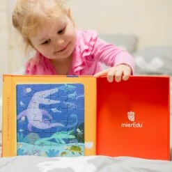 MierEdu 2 In 1 Magnetic Puzzle - Dinosaur 14 MierEdu 2 In 1 Magnetic Puzzle - Dinosaur -Children Toy Store 2In1MagneticPuzzle Dinosaur 4