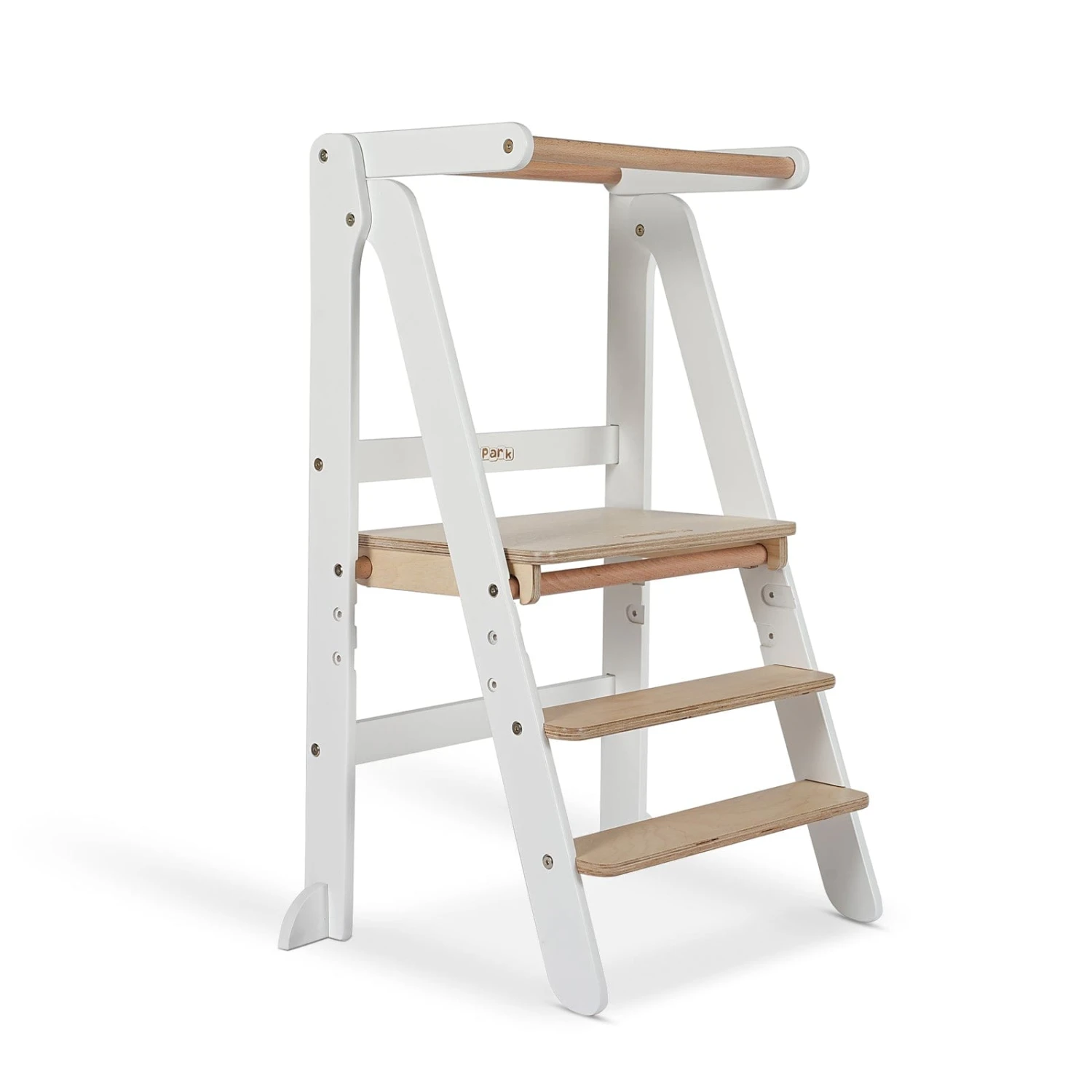 Toypark Folding Learning Tower - White/Natural 6 Toypark Folding Learning Tower - White/Natural - Image 4