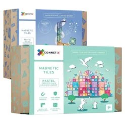 Connetix Tiles 200 Piece Pastel Ball Run Bundle