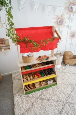 QToys 2 In 1 Children’s Shop And Theatre -Children Toy Store 2in1Children sShopandTheatre 4