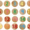 Freckled Frog Numbers 1-20 Wooden Matching Pairs