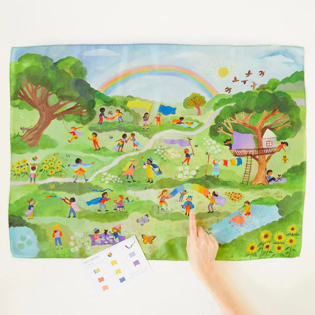 Sarah's Silks Seek & Find Playsilk 30 Ways To Play 6 Sarah's Silks Seek & Find Playsilk 30 Ways To Play - Image 4