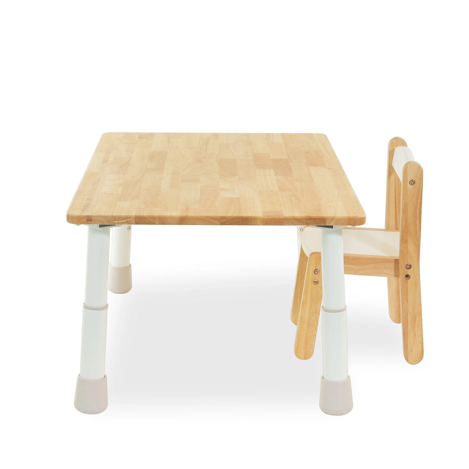 My Duckling Montessori Kids Height Adjustable Table With One Wooden Chair 5 My Duckling Montessori Kids Height Adjustable Table With One Wooden Chair - Image 3