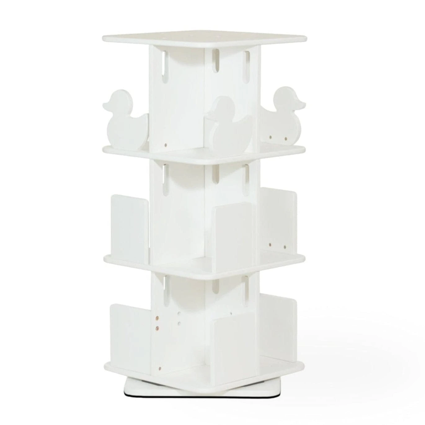 My Duckling Montessori Rotating Bookcase - White 3 My Duckling Montessori Rotating Bookcase - White - Image 2