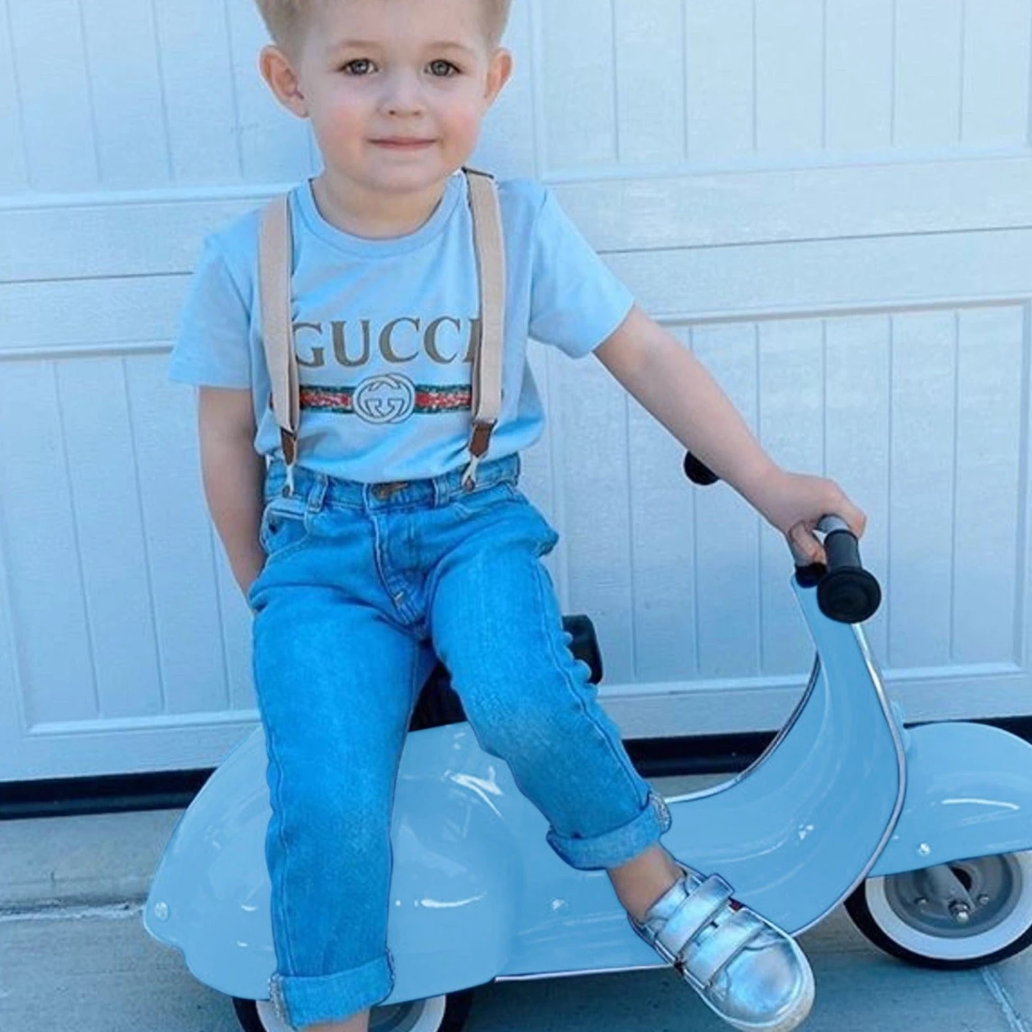 Ambosstoys Primo Classic Sky Blue Ride-On (Leather Seat) 11 Ambosstoys Primo Classic Sky Blue Ride-On (Leather Seat) - Image 9