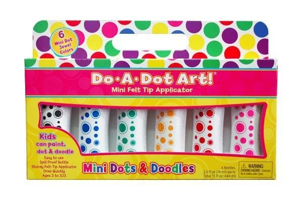 Do A Dot Art! Mini Dot Jewel Tone Markers 6 Pack 3 Do A Dot Art! Mini Dot Jewel Tone Markers 6 Pack