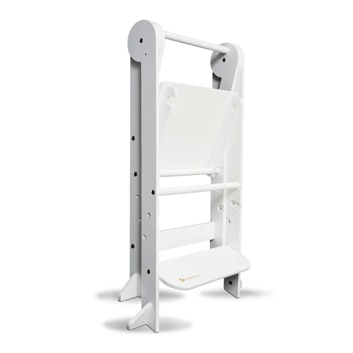 My Duckling Deluxe Folding Adjustable Learning Tower - White 5 My Duckling Deluxe Folding Adjustable Learning Tower - White - Image 3