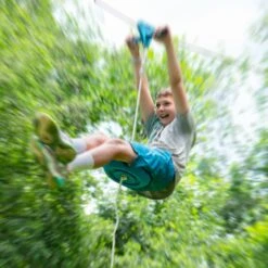 Trelines Zipline Quickset With Brake - Easy Setup And Takedown 30m -Children Toy Store 847131 3