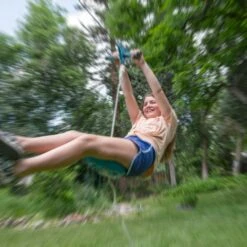 Trelines Zipline Quickset With Brake - Easy Setup And Takedown 30m -Children Toy Store 847131 5