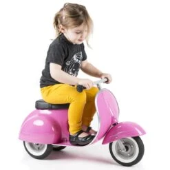 Ambosstoys Primo Classic Pink Ride-On (Leather Seat)