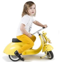 Ambosstoys Primo Classic Yellow Ride-On (Leather Seat)