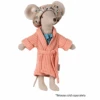 Maileg Bathrobe - Coral -Children Toy Store BATHROBEMOUSECORAL 1