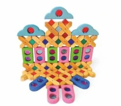 Bauspiel Fairy Windows Coloured 12 Pieces -Children Toy Store Bauspiel Fairy Windows Coloured 12 Piece 02