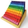 Bauspiel Stepped Colour Blocks 100 Pieces