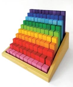 Bauspiel Stepped Colour Blocks 100 Pieces