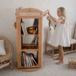 My Duckling Rotating Solid Wood Bookcase - London -Children Toy Store Bookcase13