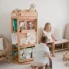 My Duckling Rotating Solid Wood Bookcase - London 1 My Duckling Rotating Solid Wood Bookcase - London -Children Toy Store Bookcase16