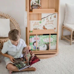 My Duckling Rotating Solid Wood Bookcase - London -Children Toy Store Bookcase19