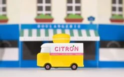 Candylab Yellow Macaron Van -Children Toy Store Citron LS QFront