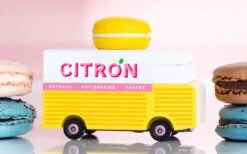 Candylab Yellow Macaron Van -Children Toy Store Citron Texture