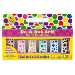 Do A Dot Art! Mini Dot Jewel Tone Markers 6 Pack 12 Do A Dot Art! Mini Dot Jewel Tone Markers 6 Pack -Children Toy Store DJT1