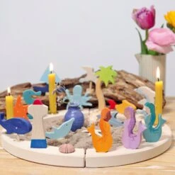 Grimm's Mermaid Candle Holder Decoration 15 Grimm's Mermaid Candle Holder Decoration -Children Toy Store DecorativeFigureMermaid 6