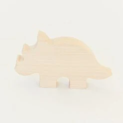 Sarah's Silks Wooden Animal Triceratops