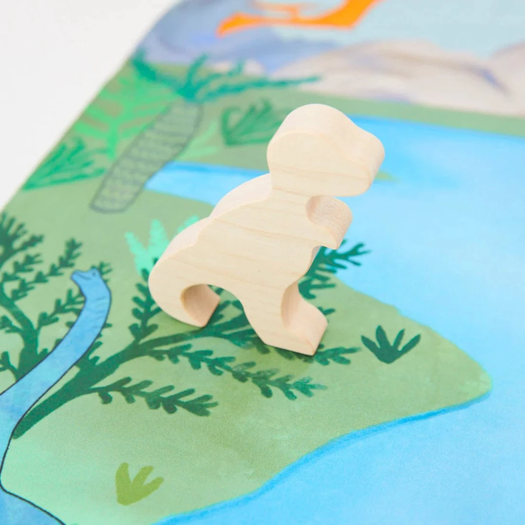 Sarah's Silks Wooden Animal Tyrannosaurus 4 Sarah's Silks Wooden Animal Tyrannosaurus - Image 2