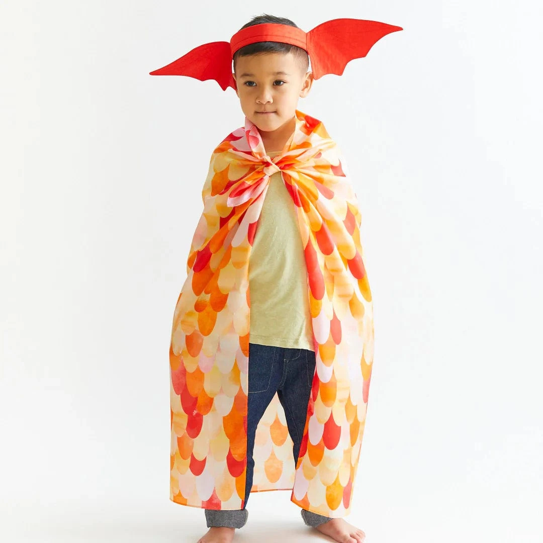 Sarah's Silks Playsilk Red Dinosaur 7 Sarah's Silks Playsilk Red Dinosaur - Image 5